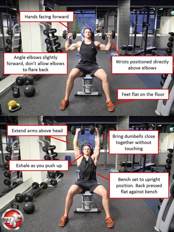 The Dumbbell Shoulder Press Weight Lifting Exercise Tips